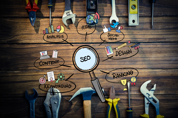 4 Top view of tools for marketing